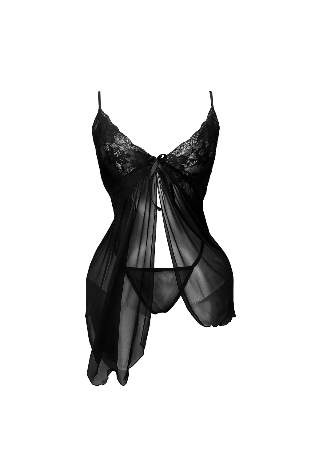 Open Front Lace Lingerie