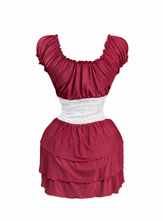 Dress with Lace Details