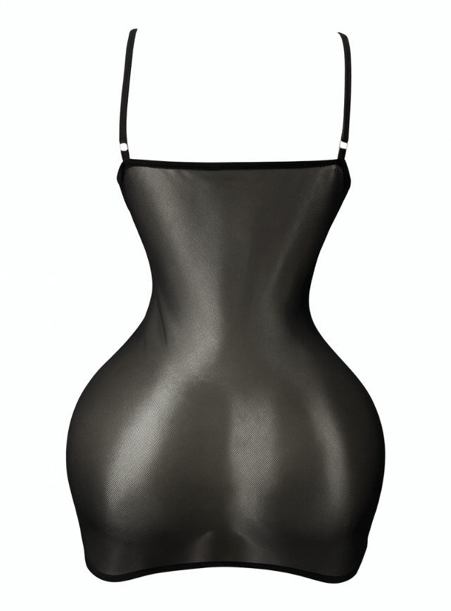 لانجيري قصير مزود بفيونكات من الجانب