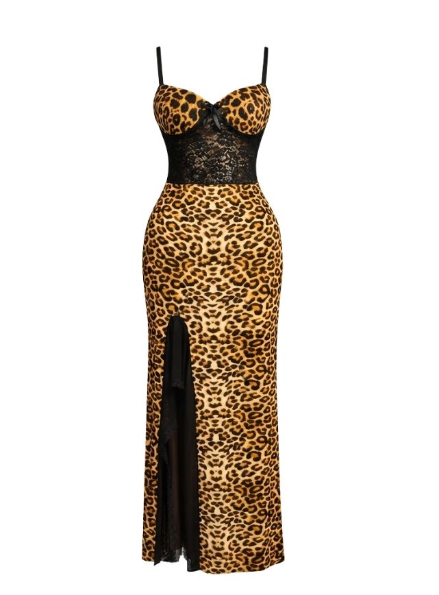 Tiger Lace Waist Dress