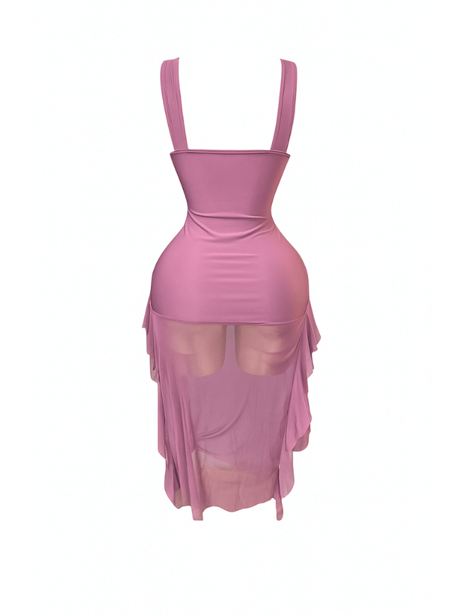 دريس مزود بدانتيل من الاسفل