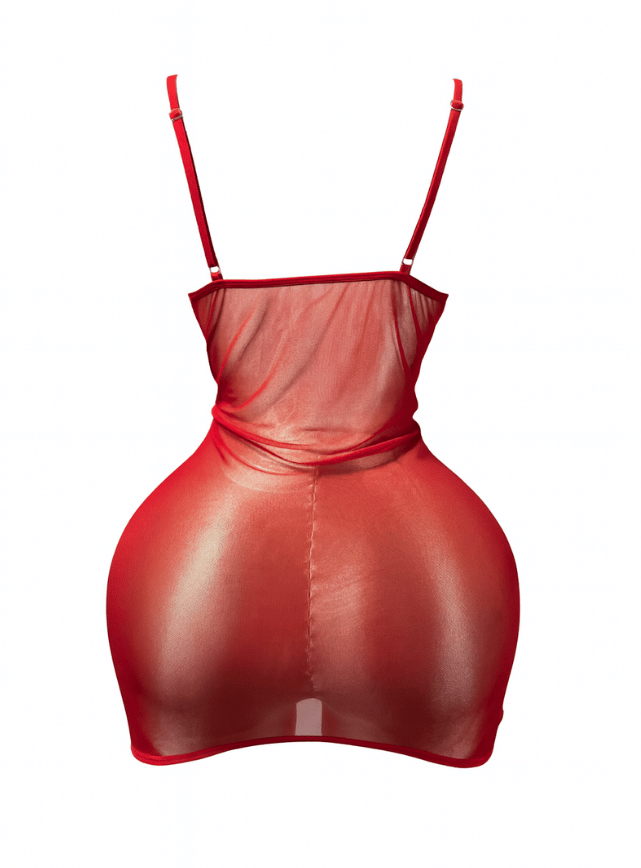 لانجيري قصير مزود بفيونكات من الجانب