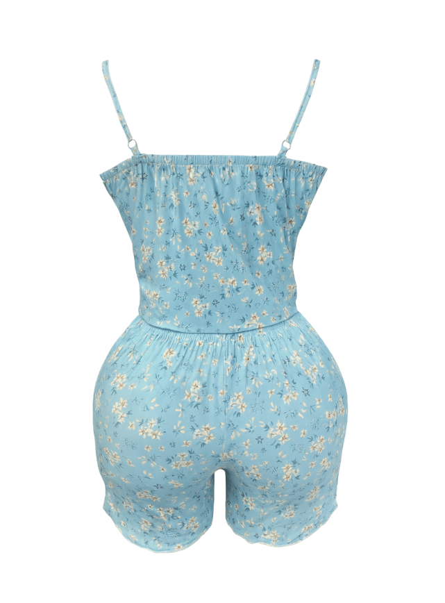 Flower Print Pajamas