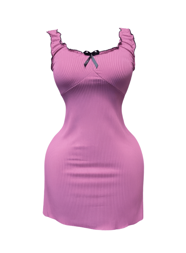 Sleeveless Bow Nightdress