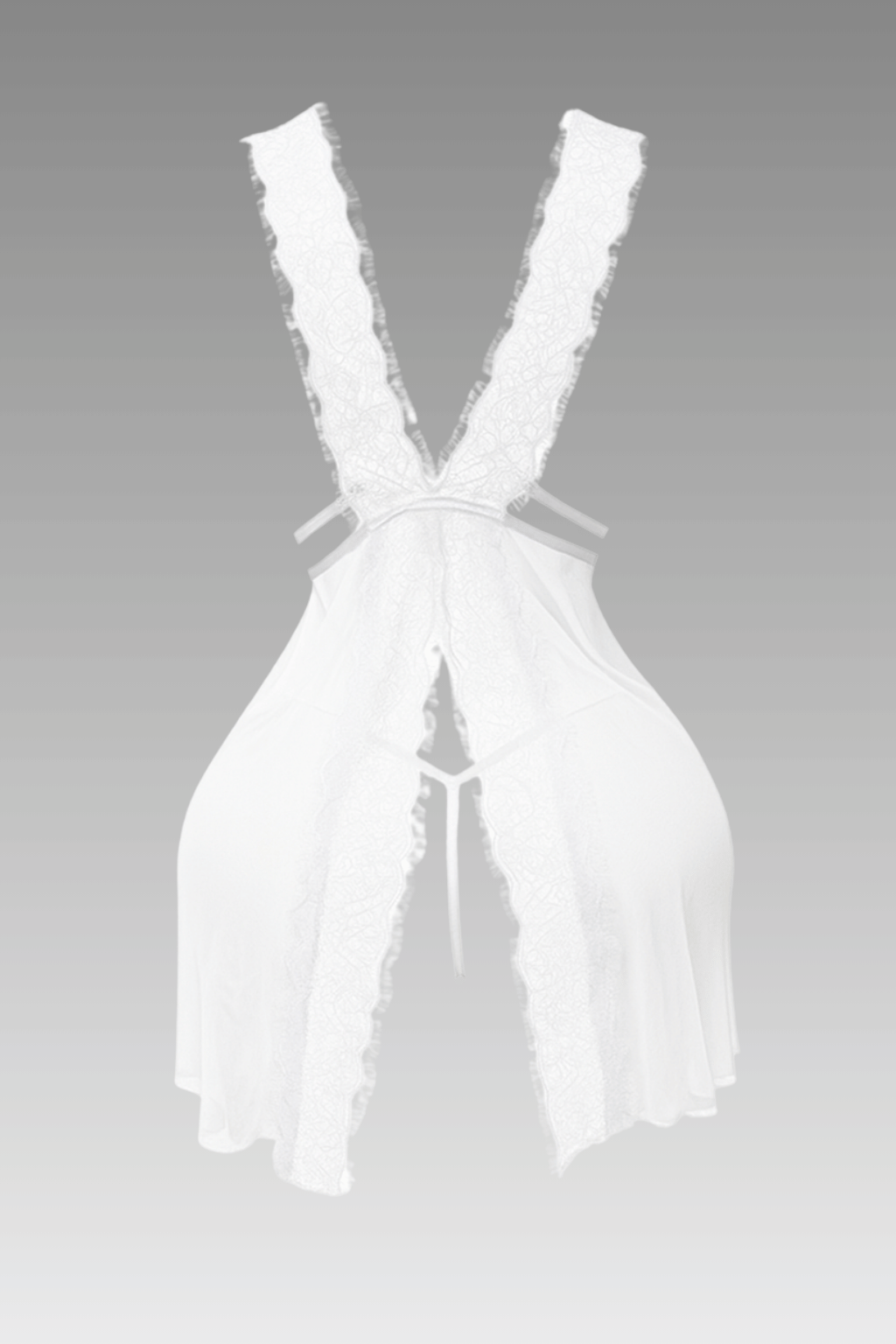 Sheer Open Back Lingerie