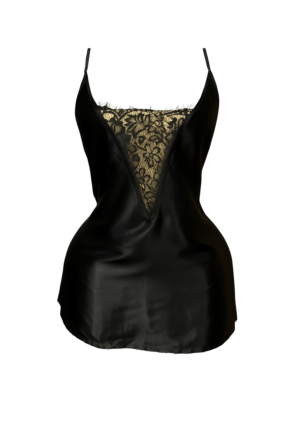 Satin Lingerie with Lace