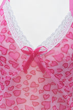 Pink Sheer Lingerie