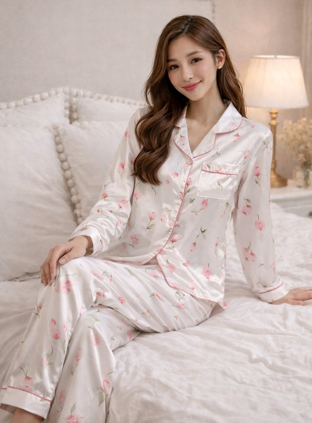 بيجامه ستان بنطلون بطبعه مميزه