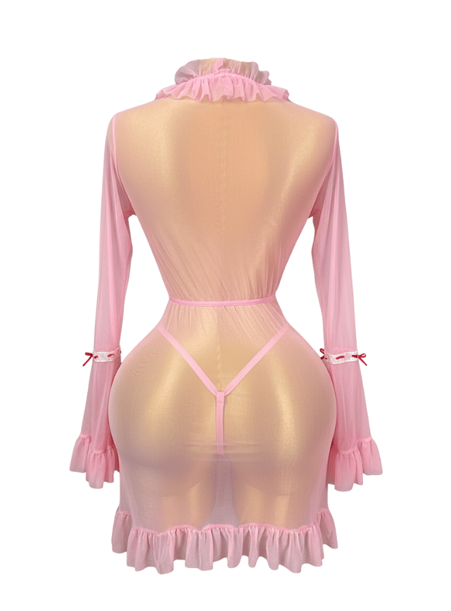 Transparent Sleeve Nightdress