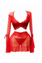 Lace Mesh Lingerie Set