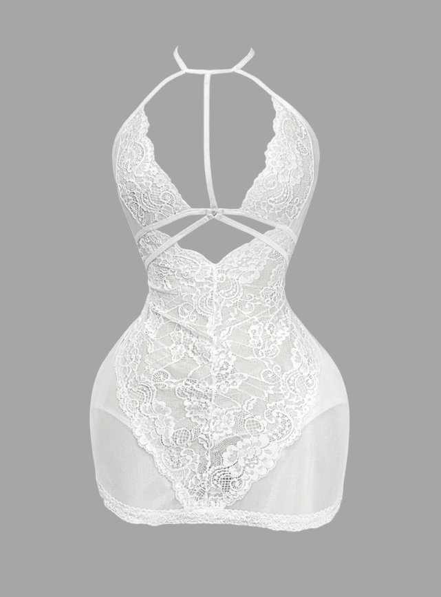 لانجيري شفاف بفتحه من عند الصدر