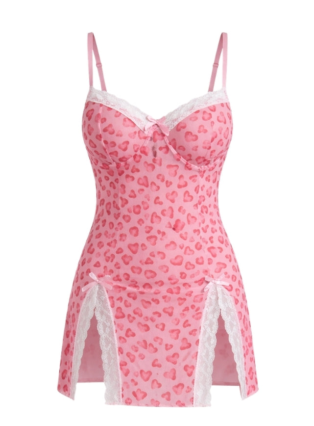 Pink Sheer Lingerie