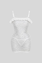 Short Sheer Off-Shoulder Lingerie