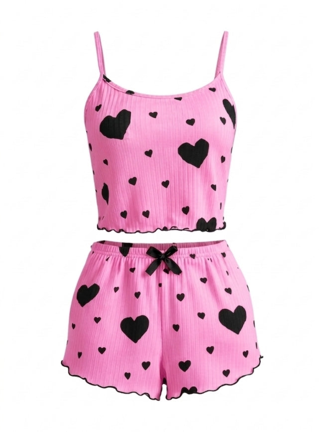 Heart Print Pajama