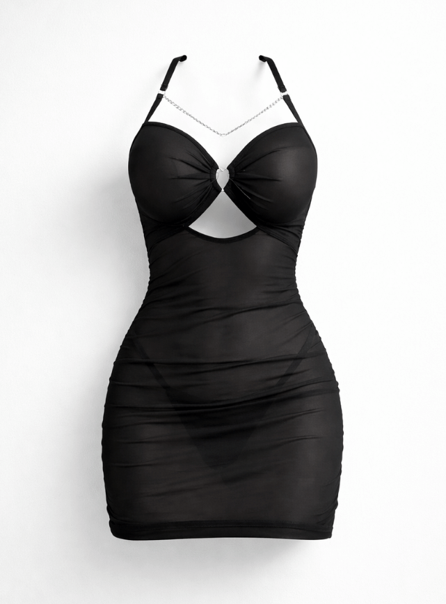 code 422 بيبي دول قصير اسود