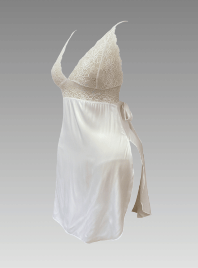 Satin Lace Backless Lingerie