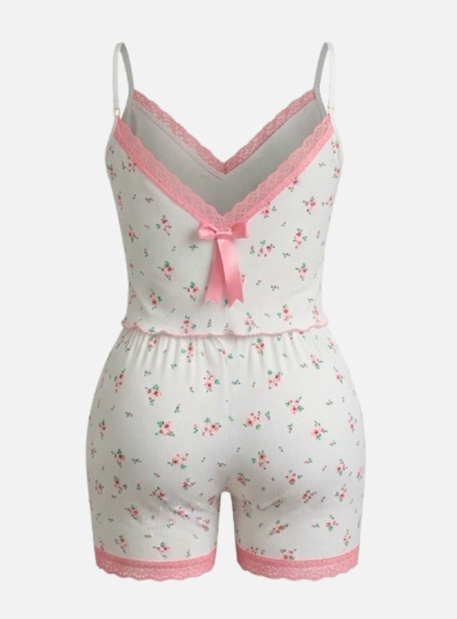Short & Top Open Back Pajama