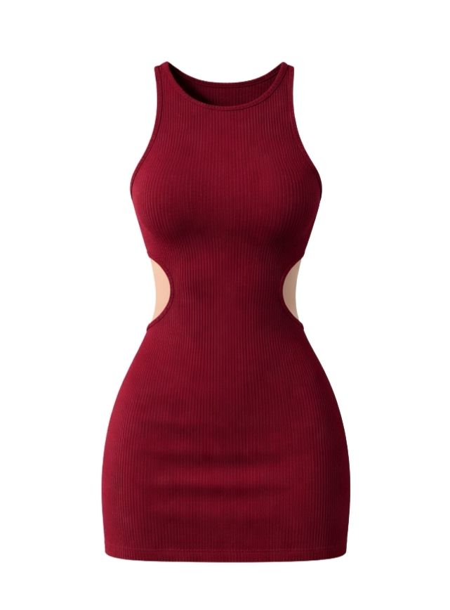 Open Back Bodycon Dress
