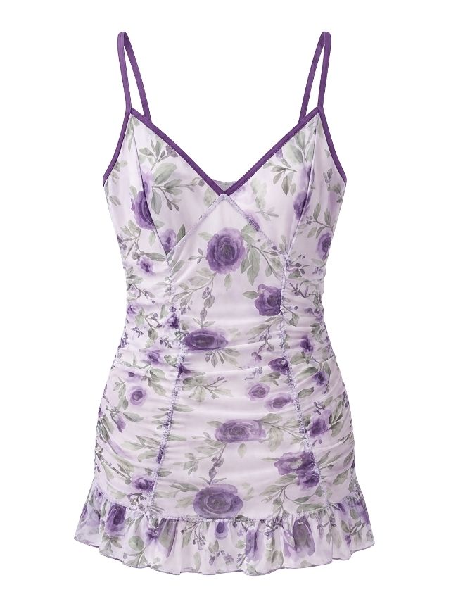 Floral Print Lingerie