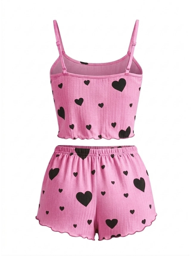 Heart Print Pajama
