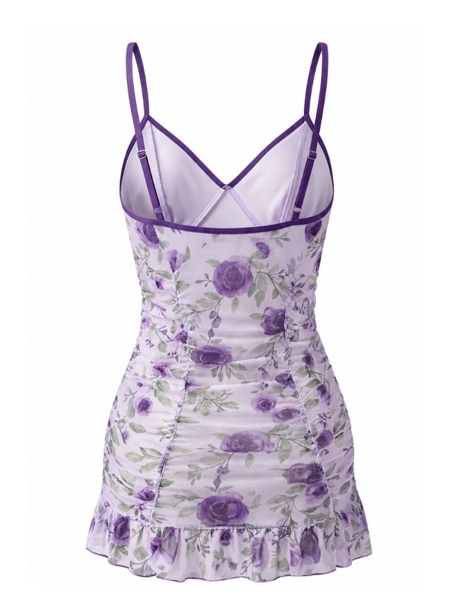 Floral Print Lingerie