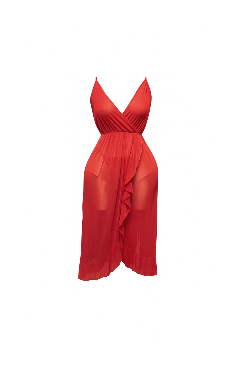 لانجيري شفاف طويل بقصه مميزه