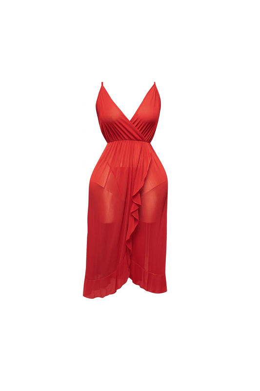 لانجيري شفاف طويل بقصه مميزه