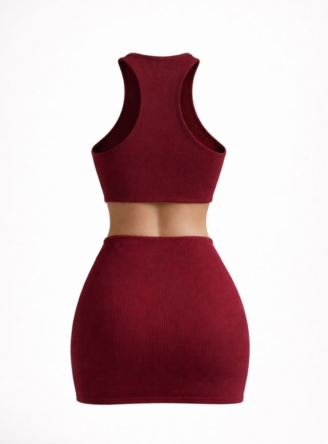Open Back Bodycon Dress