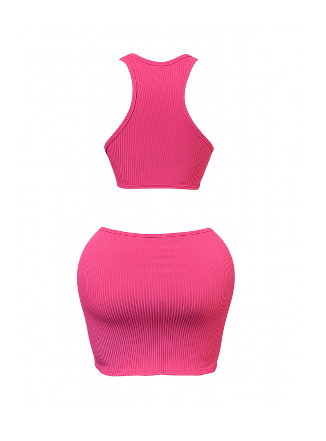 فستان قصير بفتحة من عند الضهر