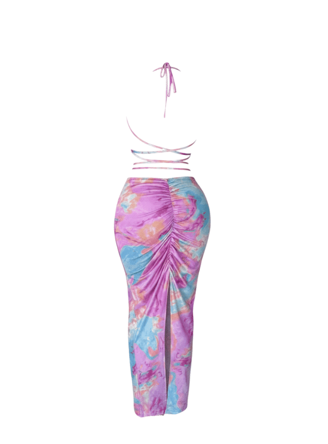 Back Tie Maxi Dress