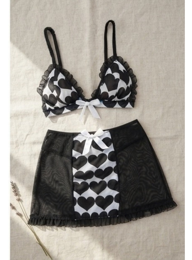 Sexy Top & Skirt Set