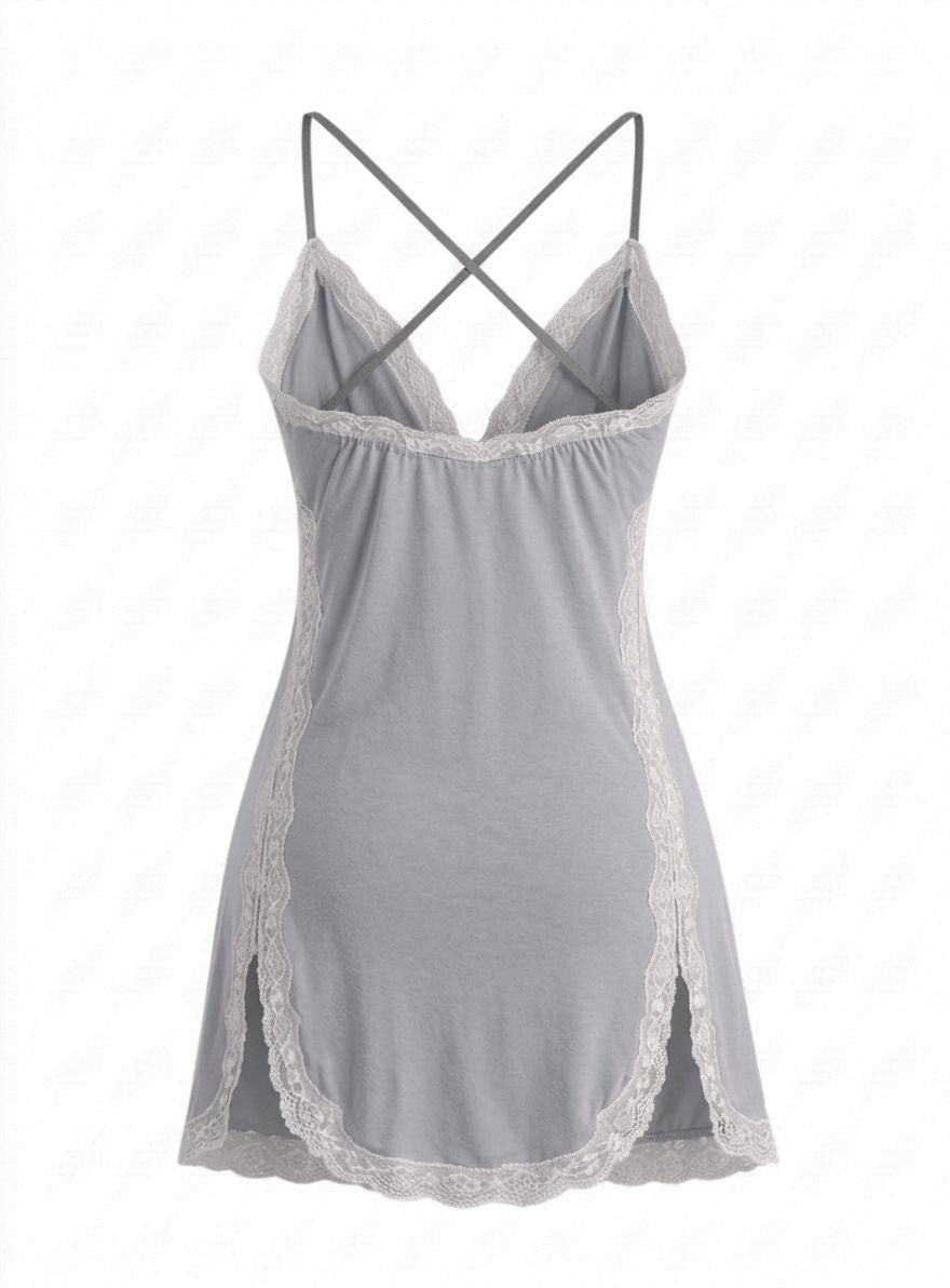 كاش قصير مزود بالدانتيل