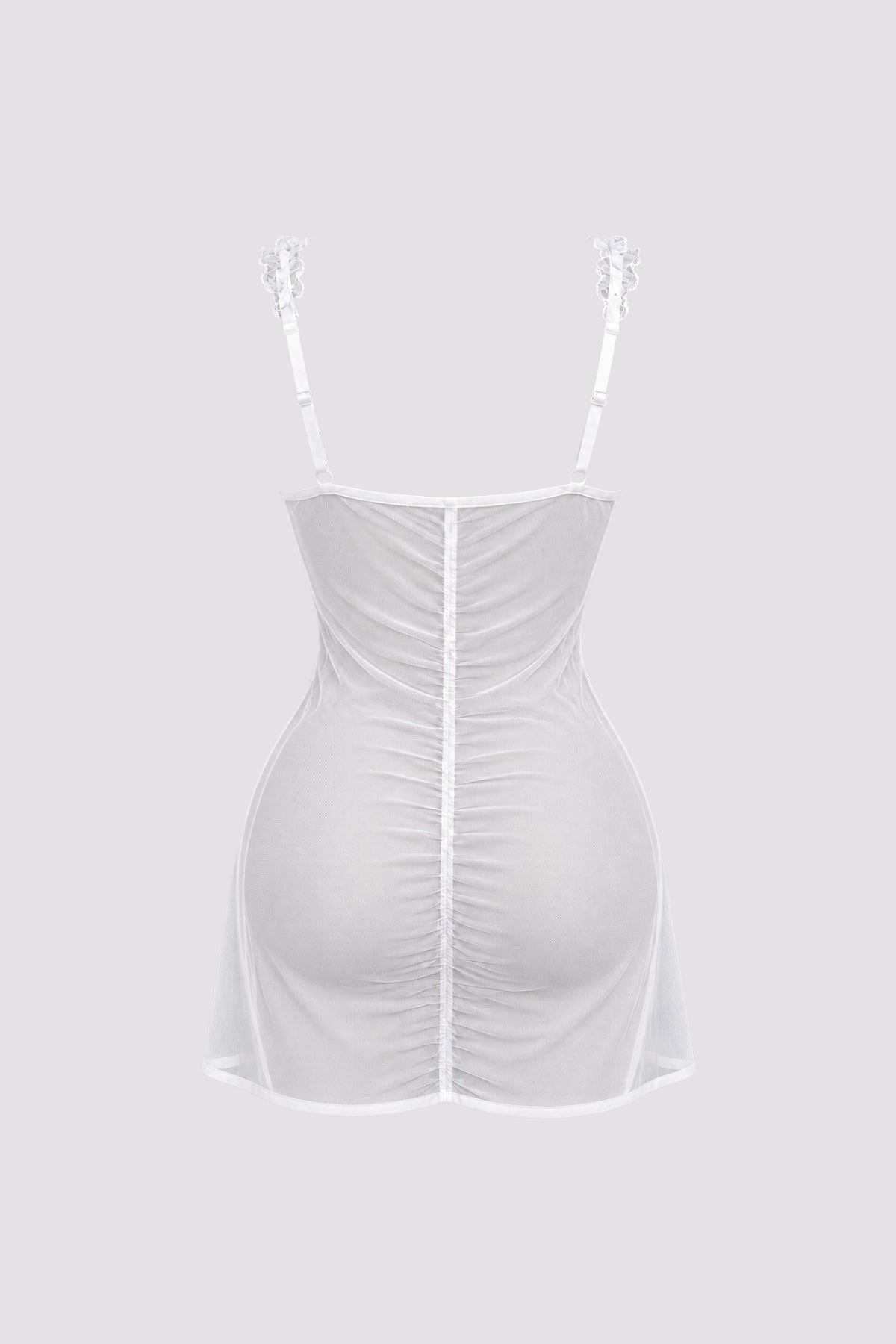 Short Sheer Lingerie with Padded