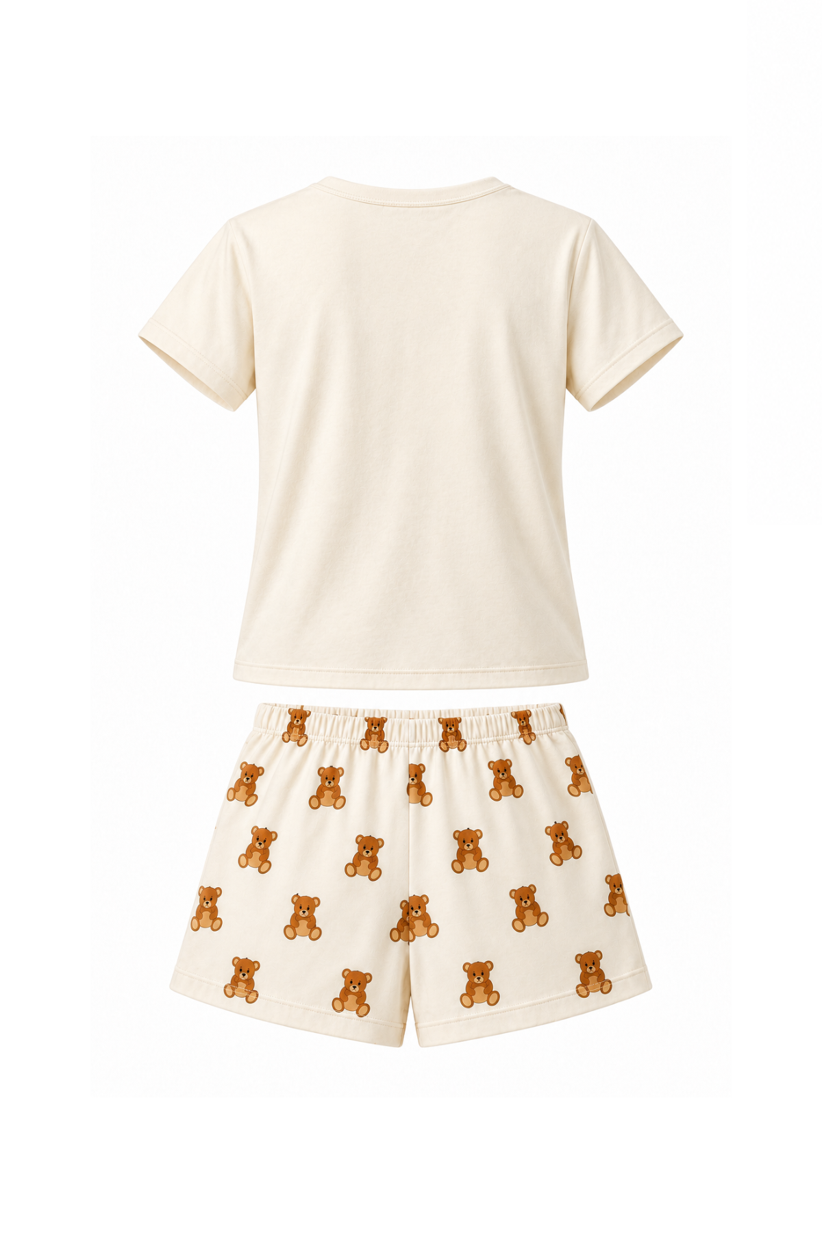 Teddy Bear Print Pajama Set