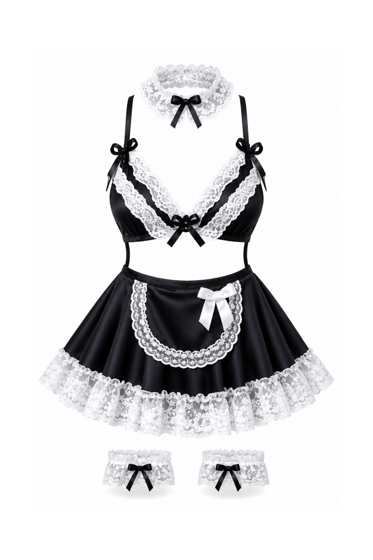 Lace-Trim Babydoll