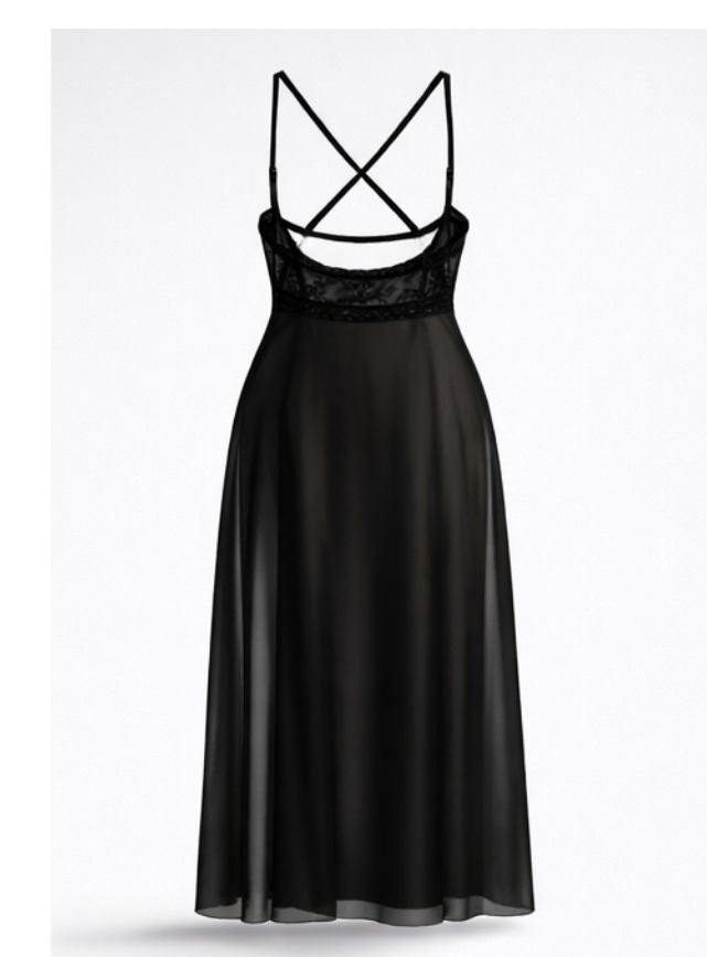 بيبي دول طويل شفاف