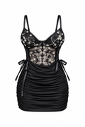 Sheer Lingerie with Open Back