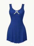 Sleeveless Bow Nightdress