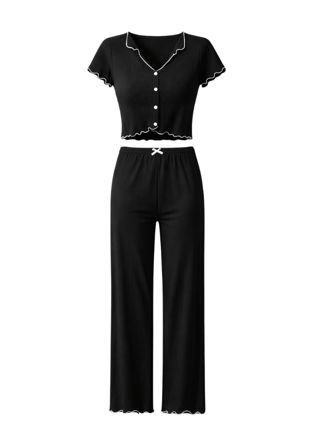 Elegant Ribbed PJ
