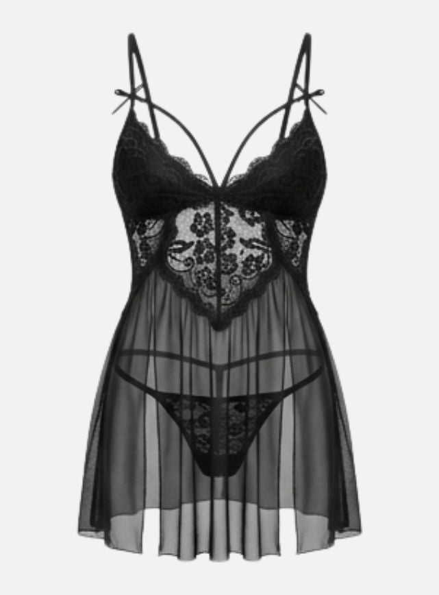 code 422 بيبي دول قصير اسود