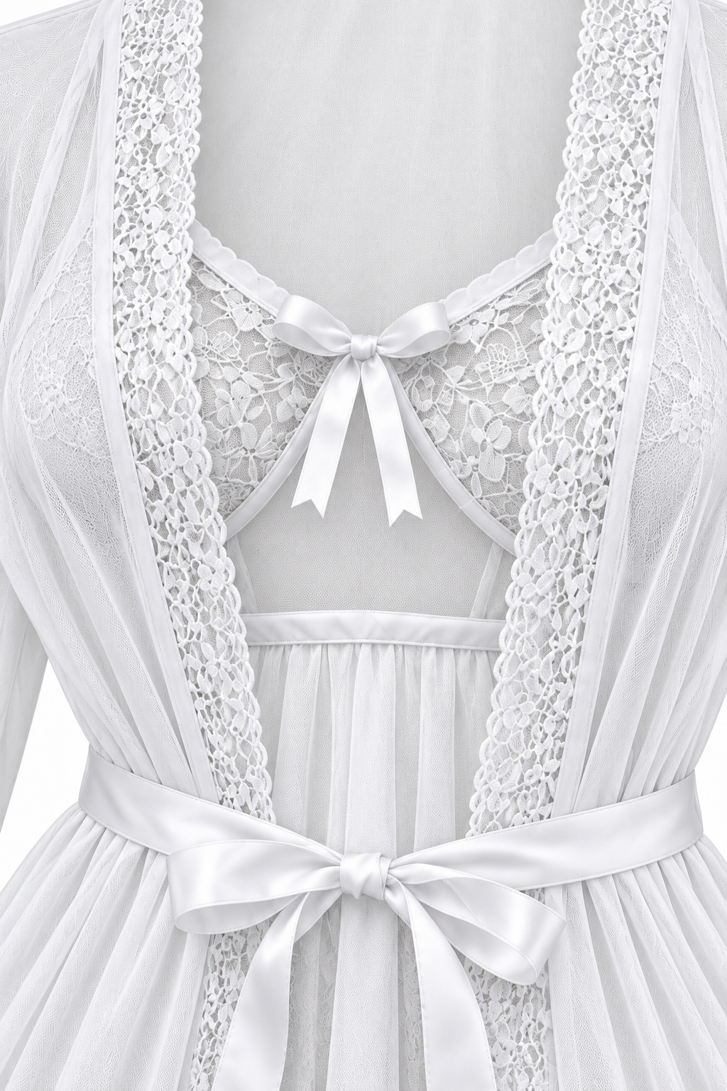 Lingerie with Sheer Robe