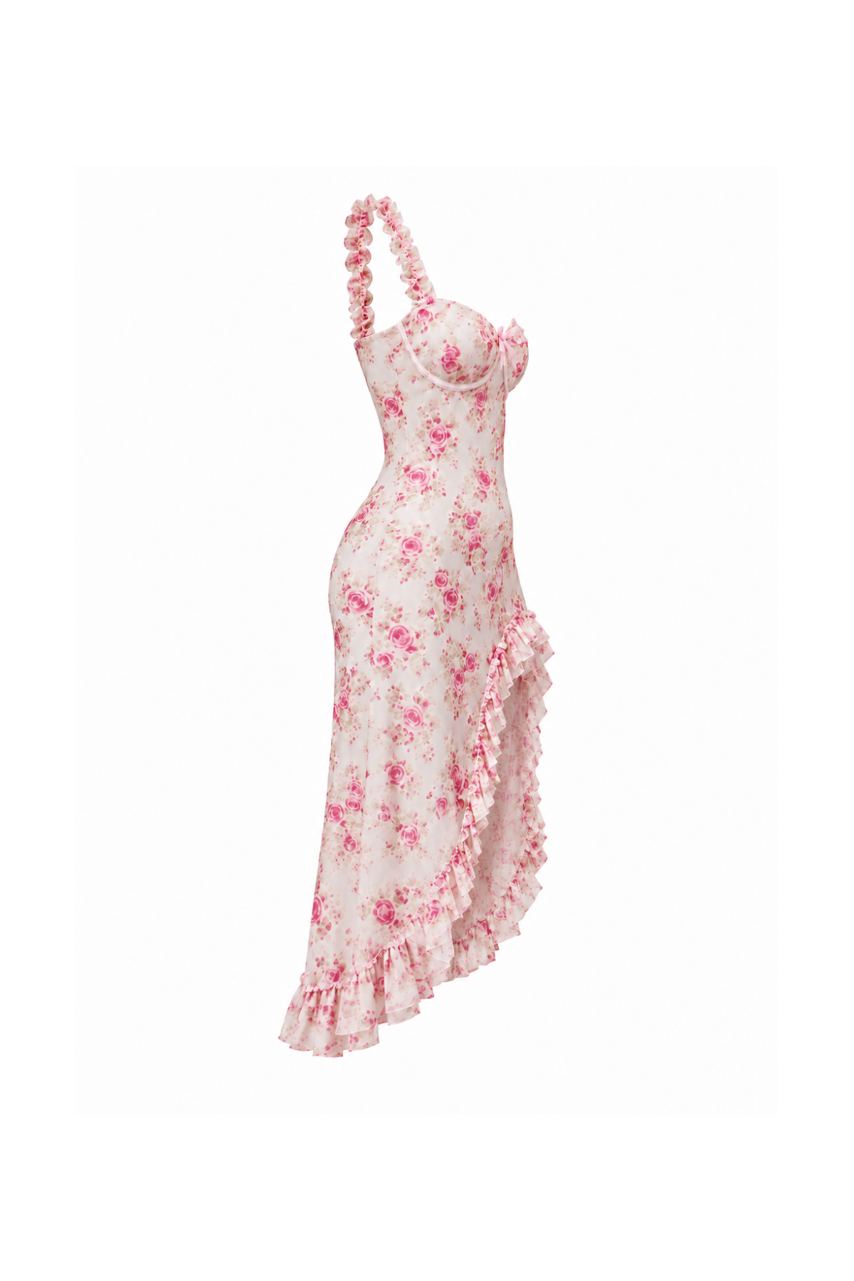 Long Floral Lingerie