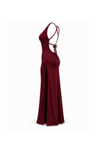 Dress with Double Side Slits & Back Tie