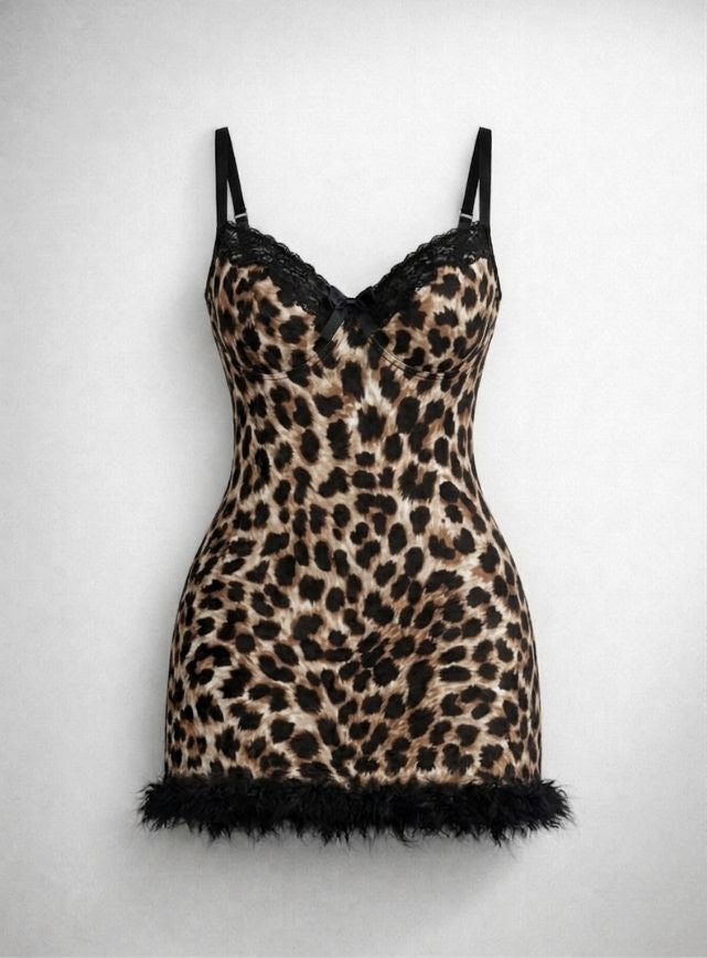 Tiger Lingerie with Fur